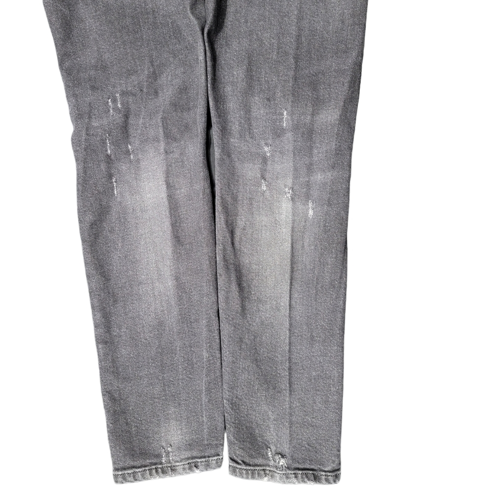 R13 Distressed Boy Skinny Ripped in Black Gray Medium Rise R13W0088 212 Jeans 25 - Picture 6 of 16